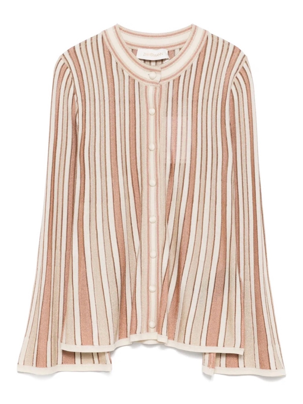 Zimmermann Metallic Crush Stripe Cardigan Size 2 (US8) NWT